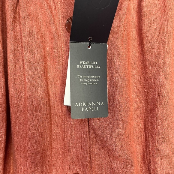 Trendy Cottagecore Vintage Versatile A-Line Linen Skirt with buttons and pockets - Picture 5 of 5